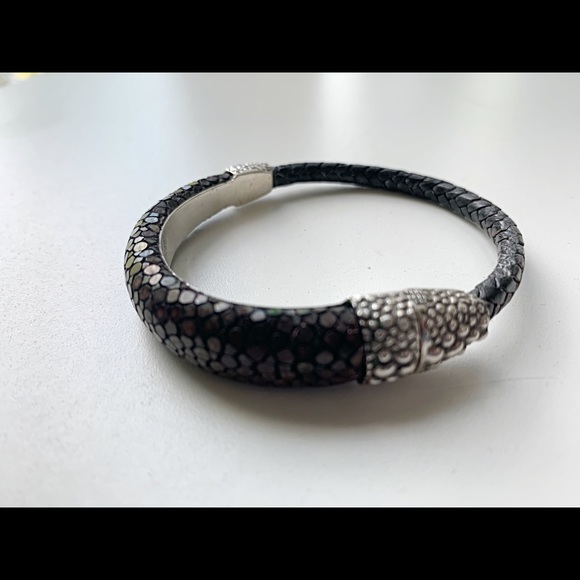 Jewelry Lou Guerin Brown Stingray Sterling Silver Bracelet Poshmark